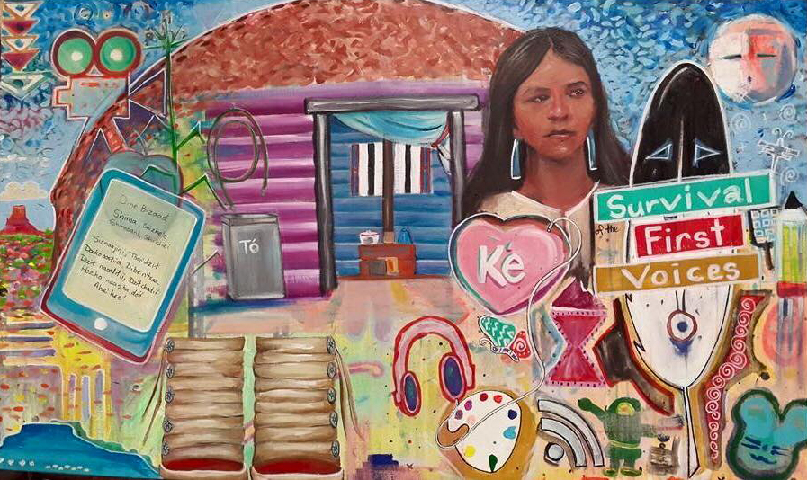 Survival of First Voices Collage Survival of First Voices Collage